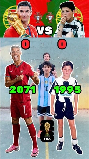 Ronaldo VS Messi VS Neymar VS Mbappe VS Yamal young and old