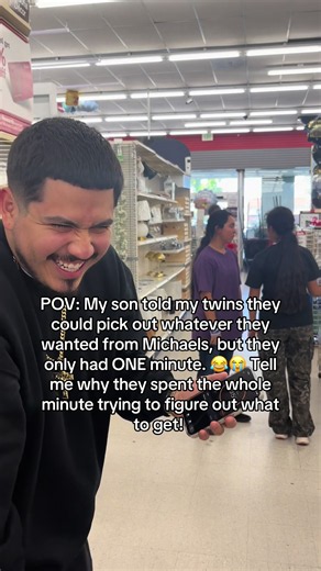 Kids One-Minute Shopping Challenge at Michaels — What Would You Grab?