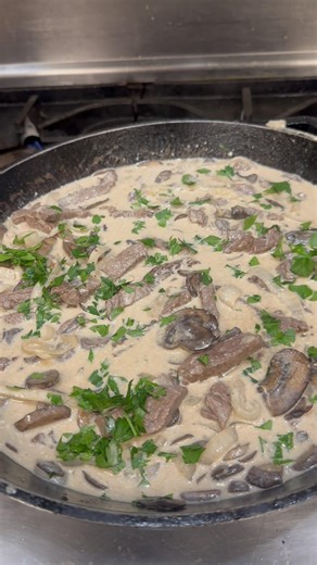 Wagyu Sirloin Stroganoff: Wagyu Sirloin Center Steak from @HEB