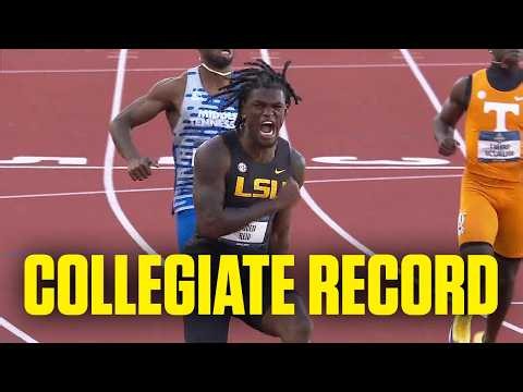 NEW RECORD: Jaiden Reid sets collegiate record in 200m at NCAA Championships
