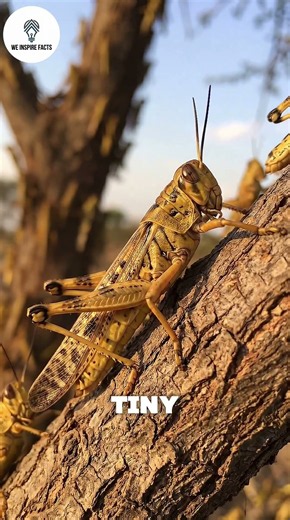 4 Hours Is All It Takes to Change a Desert Locust 🦗 #didyouknow #AnimalFacts #Nature #Wildlife