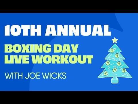 10th Annual Boxing Day Live HIIT Workout | 2025