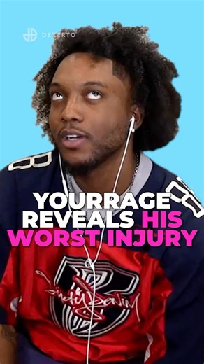 YourRage reveals his worst injury