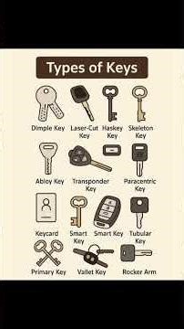 types of keys