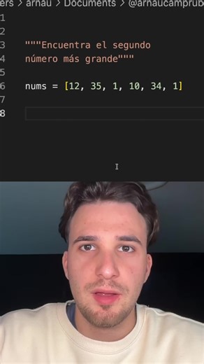 Encontrar el Segundo Número Más Grande en Python
