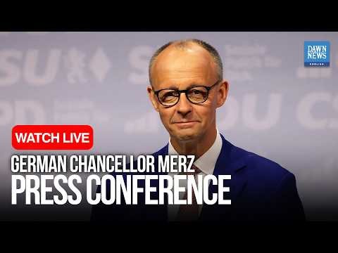 LIVE: German Chancellor Merz Addresses in Marburg | Press Conference