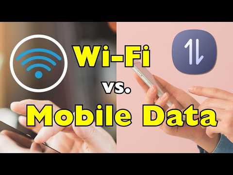 Wi-Fi vs. Mobile Data: What’s the Difference?