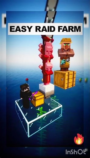 Easy Raid Far #shorts #viral #trending #gaming #amazing #minecraft