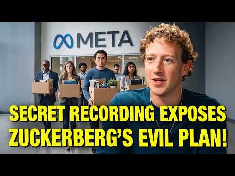 Zuckerberg Caught On SECRET RECORDING:Forcing Employees To Train Their AI Replacements! 
