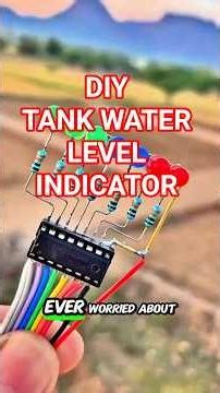 How to Make a Simple Water Level Sensor at Home #diy #homeautomation #waterlevelindicator
