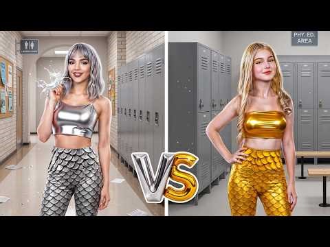 I Turned into a REAL MERMAID in School! 🧜‍♀️✨ Magical Glow Up Challenge