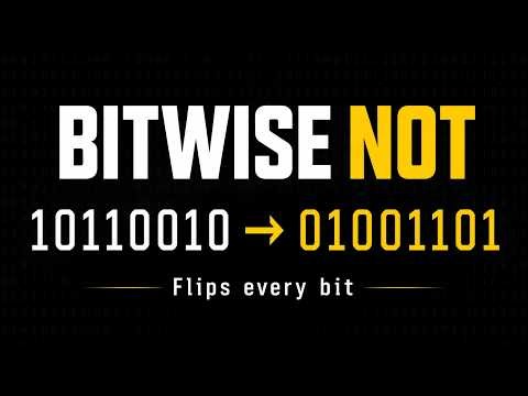Bitwise (NOT) Operator , What Actually Happens to Every Bit
