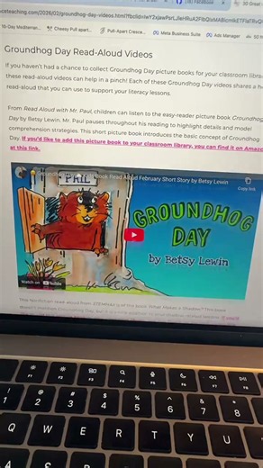 Free Groundhog Day video roundup every K teacher needs