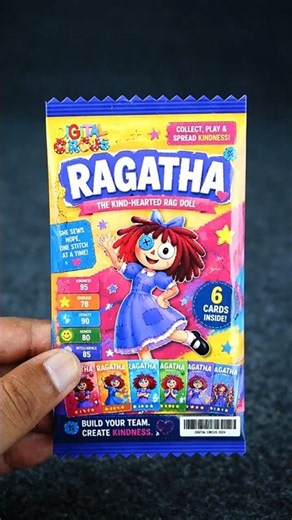 Ragatha (from Digital Circus) My Sprunki OC DIY Custom TCG Game Cards #diy