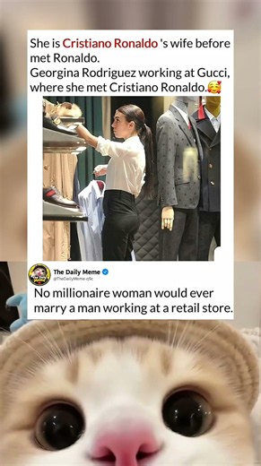 Georgina Rodriguez Met Cristiano Ronaldo While Working at Gucci 😳❤️
