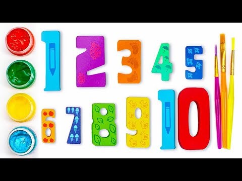 🖌️🧮 Numbers & Art: Learn to Count 1–10 | Fun for Kids | KiddyHacks Series