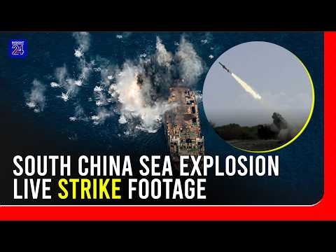 South China Sea Update US-Japan Forces Sink Vessel Near Taiwan Waters