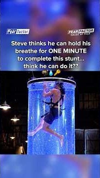 After Eddie FAILED, Steve thinks he can complete this challenge in ONE minute!! 🔑🔓🤿 #OGFearFactor