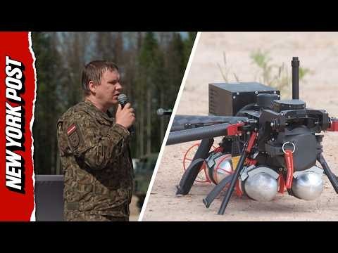 Latvia Unveils New ‘Killer Drone’ Units Near Russia Border