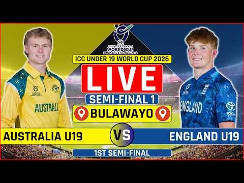 U19 World Cup Live: Australia U19 v England U19 Semi Final LIVE | AUS U19 vs ENG U19 Live Commentary