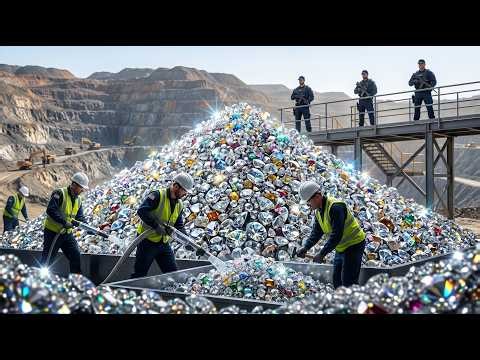 Inside a Massive Diamond Factory (Full Process) How Rough Diamonds Are Made