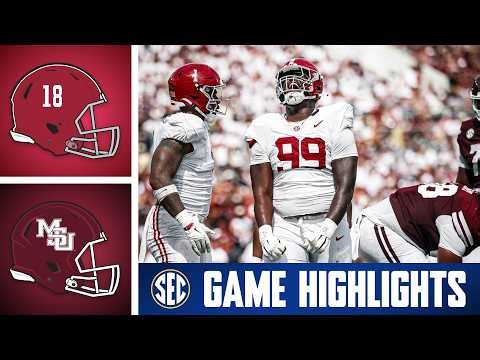 Alabama Crimson Tide vs. Mississippi State Bulldogs | Game Highlights | 2026 SEC Football