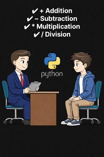 Python Operators Explained 🐍 #shorts
