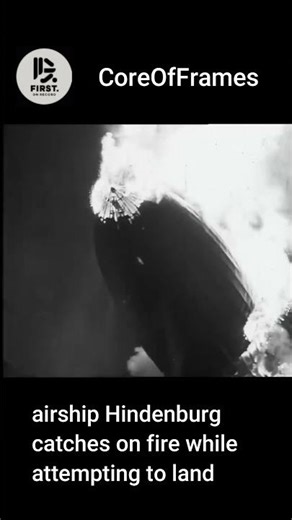 airship crashes in 1937