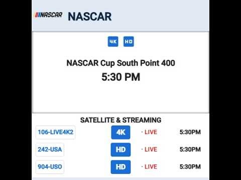 🔴 LIVE: NASCAR Cup South Point 400 | Las Vegas Motor Speedway | October 4