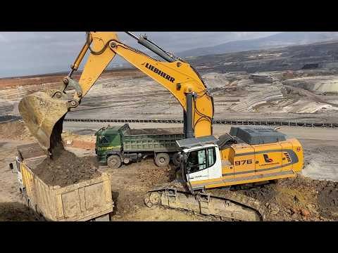 Liebherr 976 Excavator in Full-Scale Mining Production - Labrianidis Mining Works