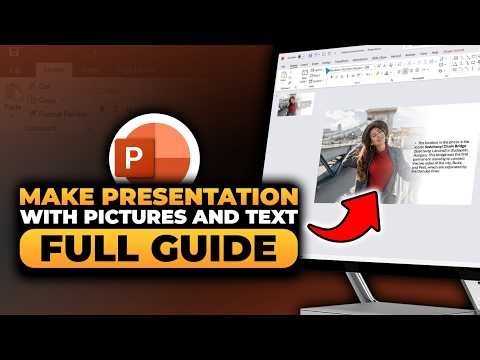 How To Make a PowerPoint Presentation With Pictures And Text (FAST & EASY) | 100% WORKS | NO Yapping