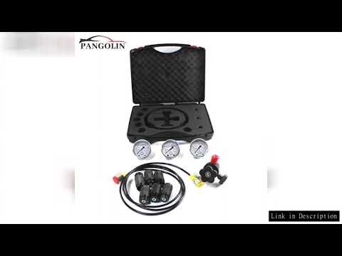 Hydraulic Gauge Test Kit Hydraulic Nitrogen Accumulator Charging System Gauge Pressure Test Kit Cons