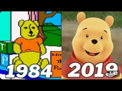 Evolution of Winnie the Pooh Games (1984-2019)