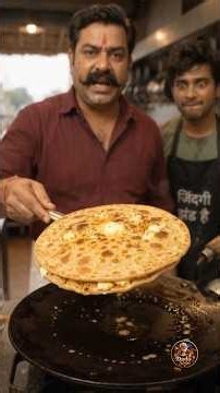 Cheese Paneer Stuffed Paratha | Easy Crispy Recipe | Ustad Ji & Shibu #shorts
