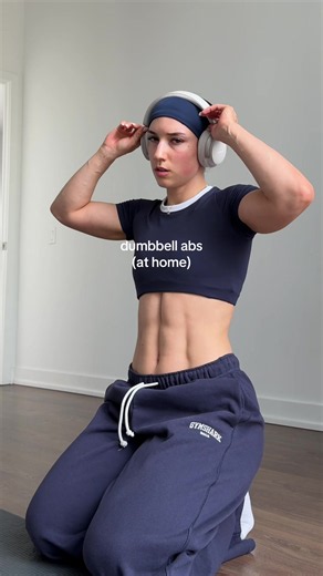Dumbbell Abs Workout (At Home) — dumbbell V-ups & more