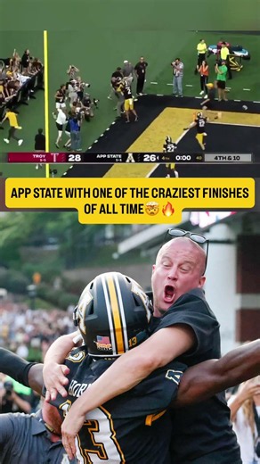 This App State Hail Mary still doesn’t look real 😭 #shorts