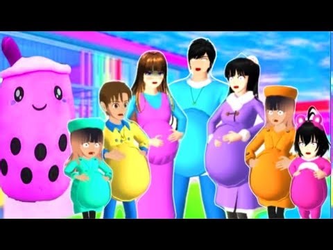 YUTA HAMIL MIO HAMIL! SEMUA HAMIL! GARA2 CELINE MINUM MILK TEA! SAKURA SCHOOL SIMULATOR