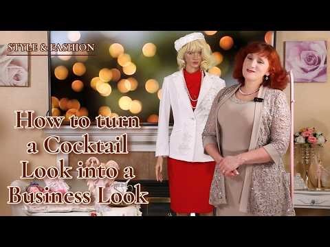 How to Adapt a Cocktail Dress for a Business Look ✨ [Style & Fashion]