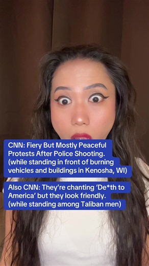 They mostly peaceful, according to CNN CNN correspondent Omar Jimenez in Kenosha, Wisconsin, during the unrest following the police shooting of Jacob Blake in August 2020. The famous clip aired on August 25, 2020. Jimenez was standing in front of burning vehicles and buildings while CNN displayed the headline Fiery But Mostly Peaceful Protests After Police Shooting. CNN chief international correspondent Clarissa Ward reporting from Kabul on August 16, 2021, immediately after the Taliban retook A