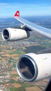 Airbus A340-300 Engine ROAR ! 💪 Edelweiss Air Take off from Zurich Airport (CFM56-5C) to Punta Cana