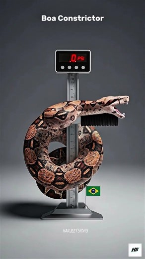 Which Snake Has the Strongest Bite Force | PSI Comparison