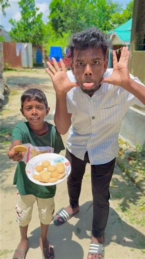 Raju & His Brother Playing with a Goat! 🤩🐐 #shorts #rajurvideo #funny #viral
