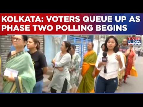 Phase Two Voting Begins In West Bengal As Voters Queue Up Across Kolkata For 142 Seats