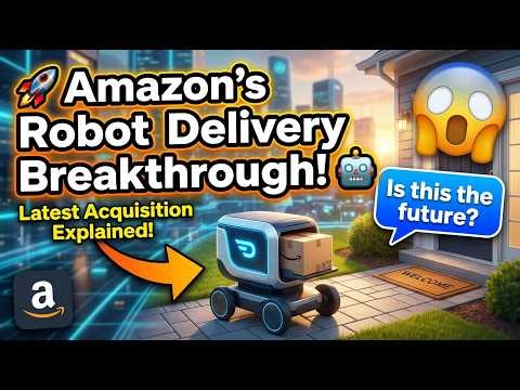 Amazon is stepping into the future with AI-powered delivery robots 🤖📦