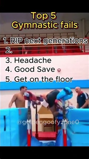When gymnastics goes completely wrong 😂💀