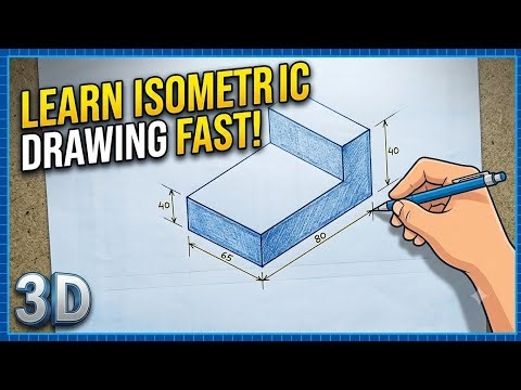 Isometric Projection Tutorial: Step-by-Step Drawing for Beginners 