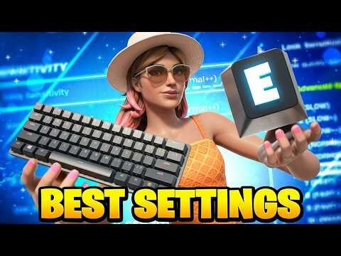 *NEW* Best Keyboard SETTINGS in Chapter 7 Season 2 + Sensitivity (Fortnite Tutorial)