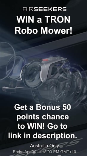 🚀 Aussies 🇦🇺 stop mowing forever! WIN this $3,000 robot TRON mower, ENDS 30/4 #airseekers #lawncare