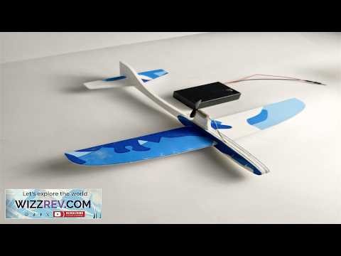 Single Bi plane Electric Glider Assembly kit Science Education Toys Airplane Model DIY Set