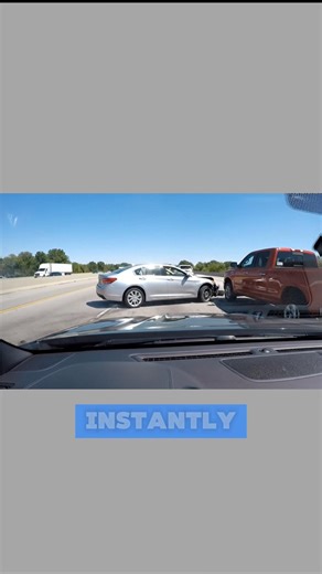 Tire Burst at High Speed… Lost Control 😳#shorts